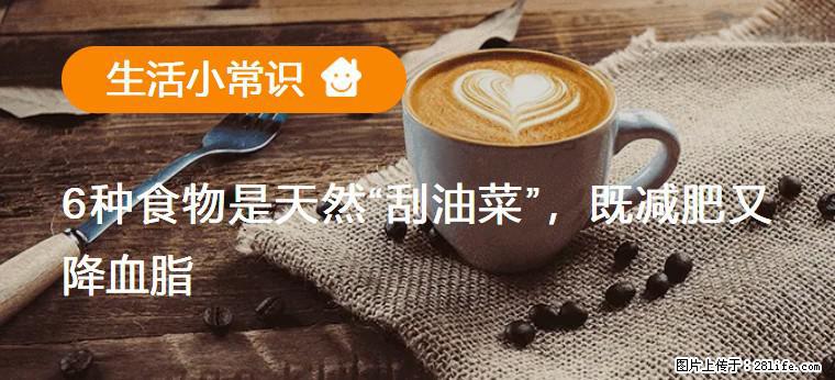 【生活小常识】6种食物是天然“刮油菜”，既减肥又降血脂 - 池州生活资讯 - 池州28生活网 chizhou.28life.com